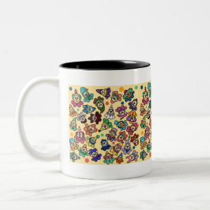 Caneca De Café Em Dois Tons Palhaço