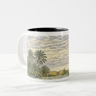 Caneca De Café Em Dois Tons Palm tree