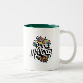 Caneca De Café Em Dois Tons Palma de Maiorca