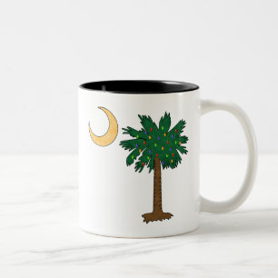 Caneca De Café Em Dois Tons Palmetto do Natal