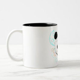 Caneca De Café Em Dois Tons Panda