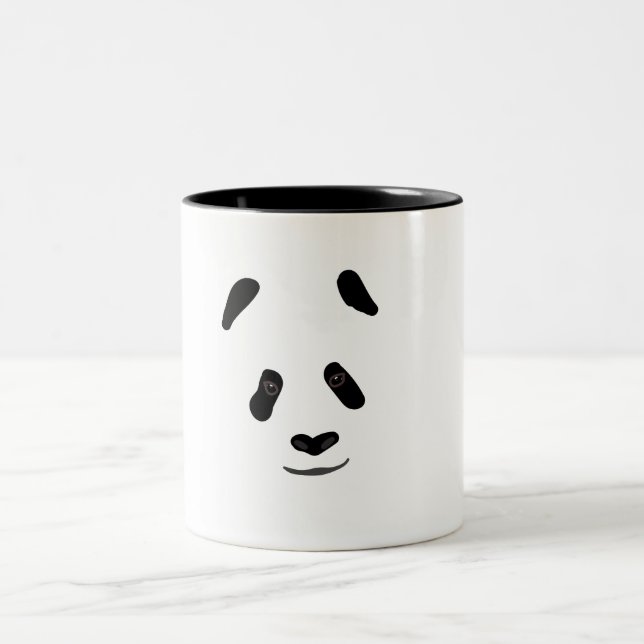 Caneca De Café Em Dois Tons Panda Face (Centro)