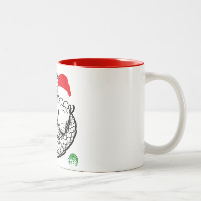 Caneca De Café Em Dois Tons Pango Papai noel Mug (Direita)