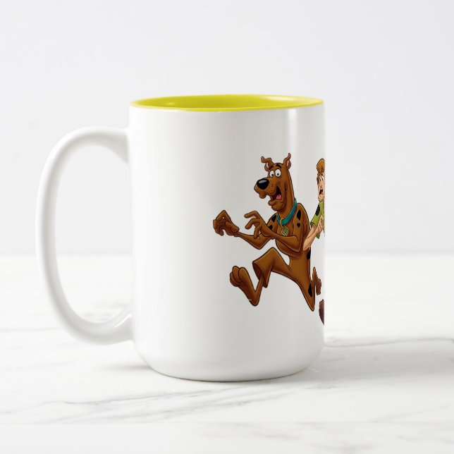 Caneca De Café Em Dois Tons Pânico Pirâmide (Esquerda)