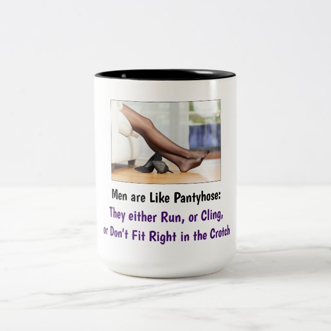 Caneca De Café Em Dois Tons Pantyhose: Mug De Café (Centro)