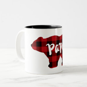 Caneca De Café Em Dois Tons Papa Bear
