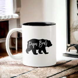 Caneca De Café Em Dois Tons Papa Urso Legal Pai