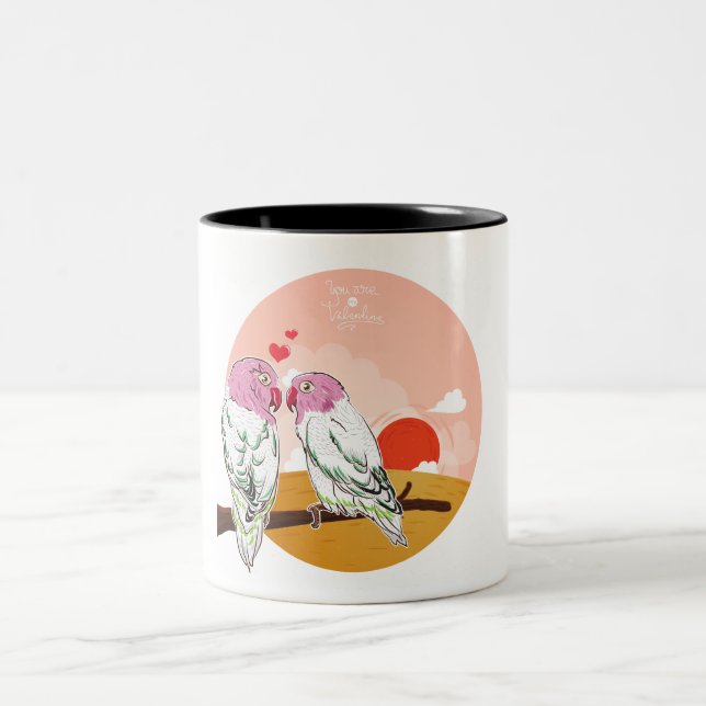 Caneca De Café Em Dois Tons papagaio (Centro)