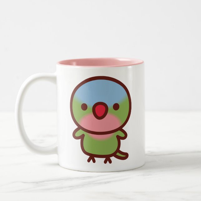 Caneca De Café Em Dois Tons Papagaio Princesa (Esquerda)