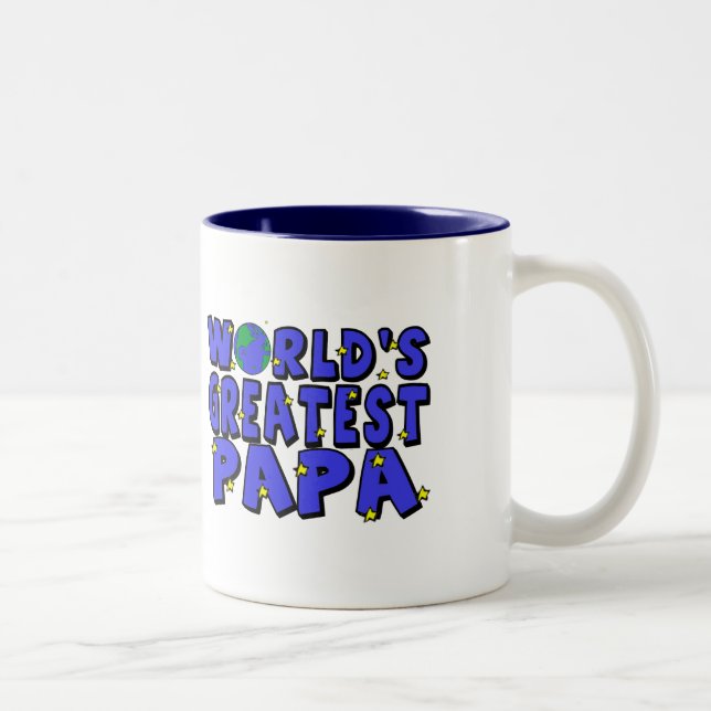 Caneca De Café Em Dois Tons Papai Mais Incrível do Mundo (Direita)