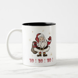 Caneca De Café Em Dois Tons Papai Noel