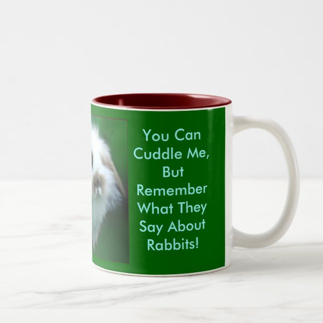 Caneca De Café Em Dois Tons Papai noel Bunny Mug (Direita)