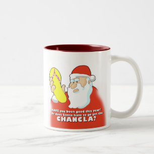 Caneca De Café Em Dois Tons Papai noel Chancla