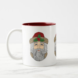 Caneca De Café Em Dois Tons Papai Noel/Pai Natal
