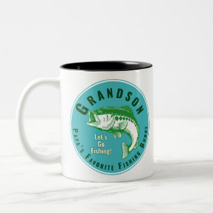 Caneca De Café Em Dois Tons Papai's Favite Fisheries Buddy