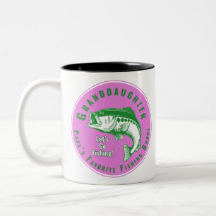 Caneca De Café Em Dois Tons Papai's Favite Fisheries Buddy