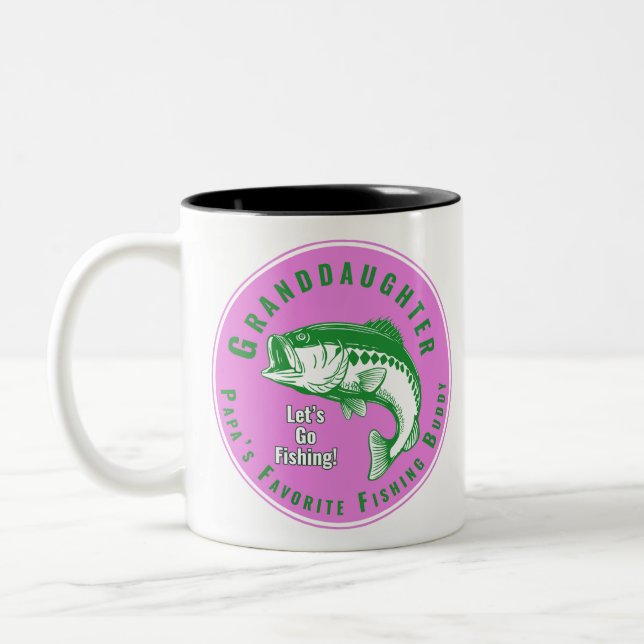 Caneca De Café Em Dois Tons Papai's Favite Fisheries Buddy (Esquerda)