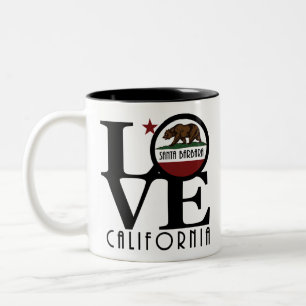 Caneca De Café Em Dois Tons Papais noeis AMOR Barbara 11oz