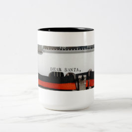 Caneca De Café Em Dois Tons Papais noeis Caros De Café