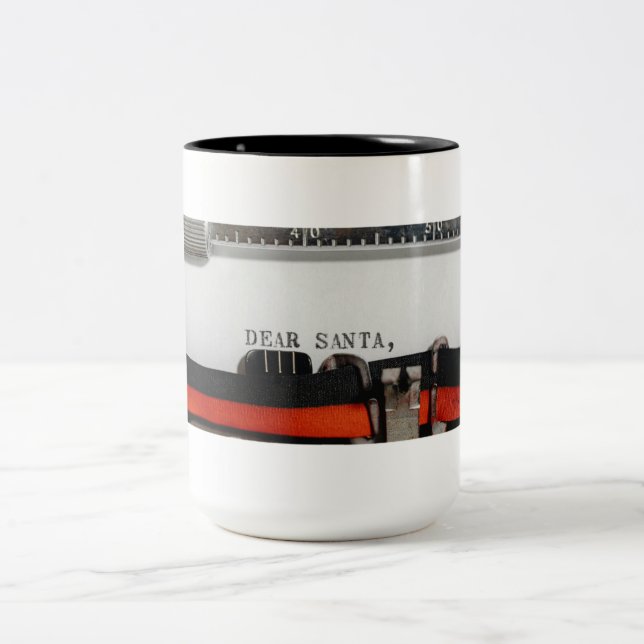 Caneca De Café Em Dois Tons Papais noeis Caros De Café (Centro)