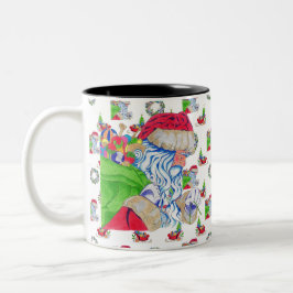 Caneca De Café Em Dois Tons Papais noeis de Férias Mug