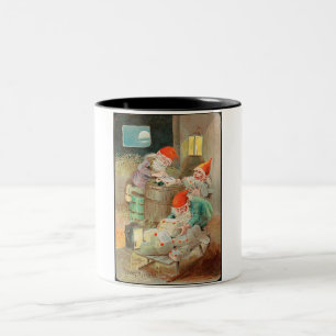 Caneca De Café Em Dois Tons Papais noeis de Natal suecos (por Jenny Nyström) C