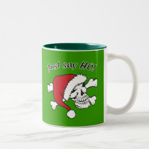 Caneca De Café Em Dois Tons Papais noeis Engraçados