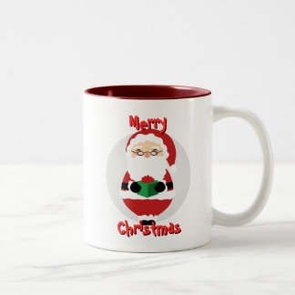 Caneca De Café Em Dois Tons Papais noeis felizes Mug