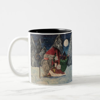 Caneca De Café Em Dois Tons Papais noeis Gnome Mug
