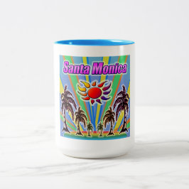 Caneca De Café Em Dois Tons Papais noeis Monica Summer Love Mug
