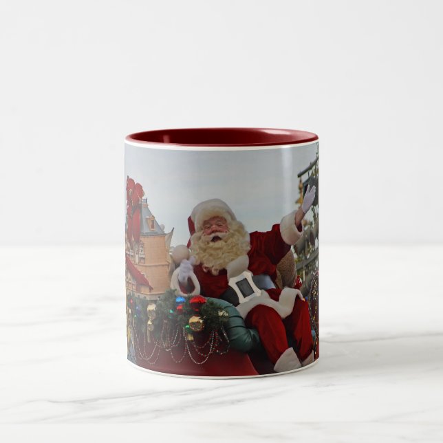 Caneca De Café Em Dois Tons Papais noeis na Parade Mug (Centro)