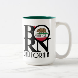 Caneca De Café Em Dois Tons Papais noeis nasceres Cruz 15oz