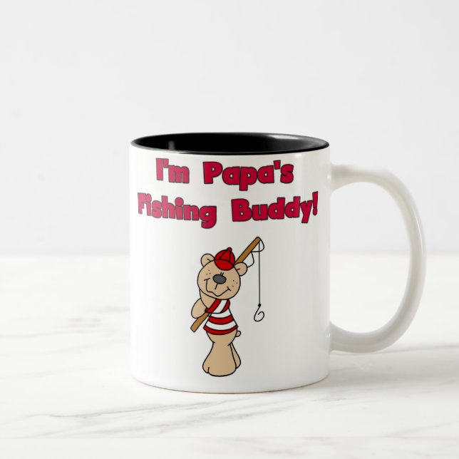 CANECA DE CAFÉ EM DOIS TONS PAPÁS QUE PESCAM O AMIGO (Direita)