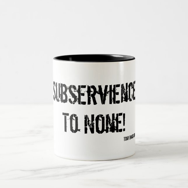 Caneca De Café Em Dois Tons Para as almas de espirito livre (Centro)