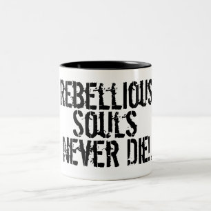 Caneca De Café Em Dois Tons Para as almas de espirito livre