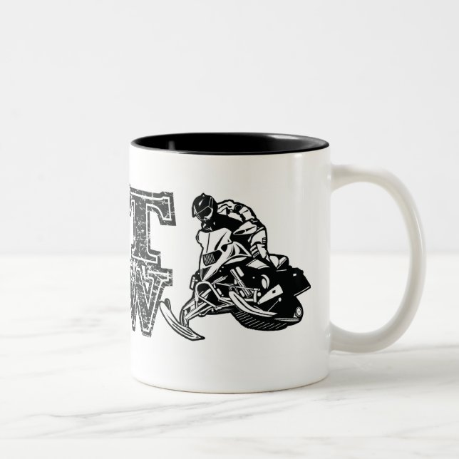 CANECA DE CAFÉ EM DOIS TONS PÁRA-CHOQUE DE NEVE NEGRA (Direita)
