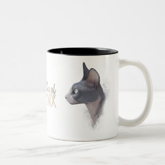 Caneca De Café Em Dois Tons Para o amor de SPHYNX