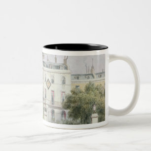 Caneca De Café Em Dois Tons Para o oeste parte dianteira da casa do senhor