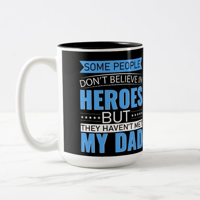 Caneca De Café Em Dois Tons Para o Papai (Esquerda)