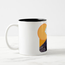 Caneca De Café Em Dois Tons Para Rooks Sake