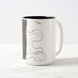 Caneca De Café Em Dois Tons Para te encontrar
