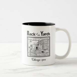 CANECA DE CAFÉ EM DOIS TONS PARA TRÁS DAS JARDAS CHICAGO