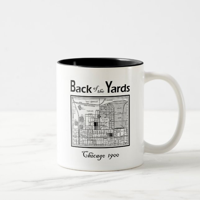 CANECA DE CAFÉ EM DOIS TONS PARA TRÁS DAS JARDAS CHICAGO (Direita)