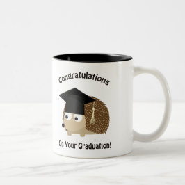 Caneca De Café Em Dois Tons Parabéns pela sua graduação