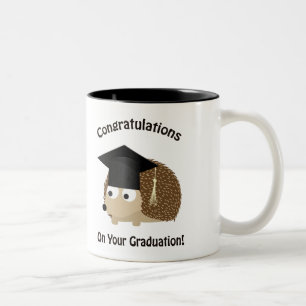 Caneca De Café Em Dois Tons Parabéns pela sua graduação
