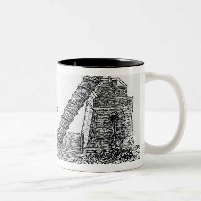 Caneca De Café Em Dois Tons Parafuso de Archimedes (Direita)