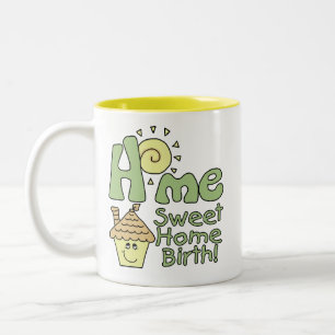 Caneca De Café Em Dois Tons Paraíso em Casa Doce! Casa e sol