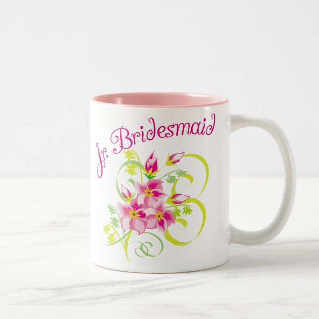 Caneca De Café Em Dois Tons Paraíso Jr. Bridesmaid Mug (Direita)