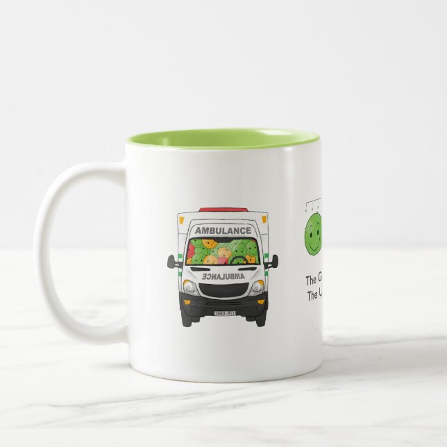 Caneca De Café Em Dois Tons Paramédico e EMT Coffee Mug (Esquerda)