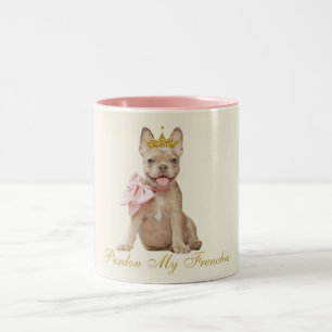 Caneca De Café Em Dois Tons Pardon My Frenchie